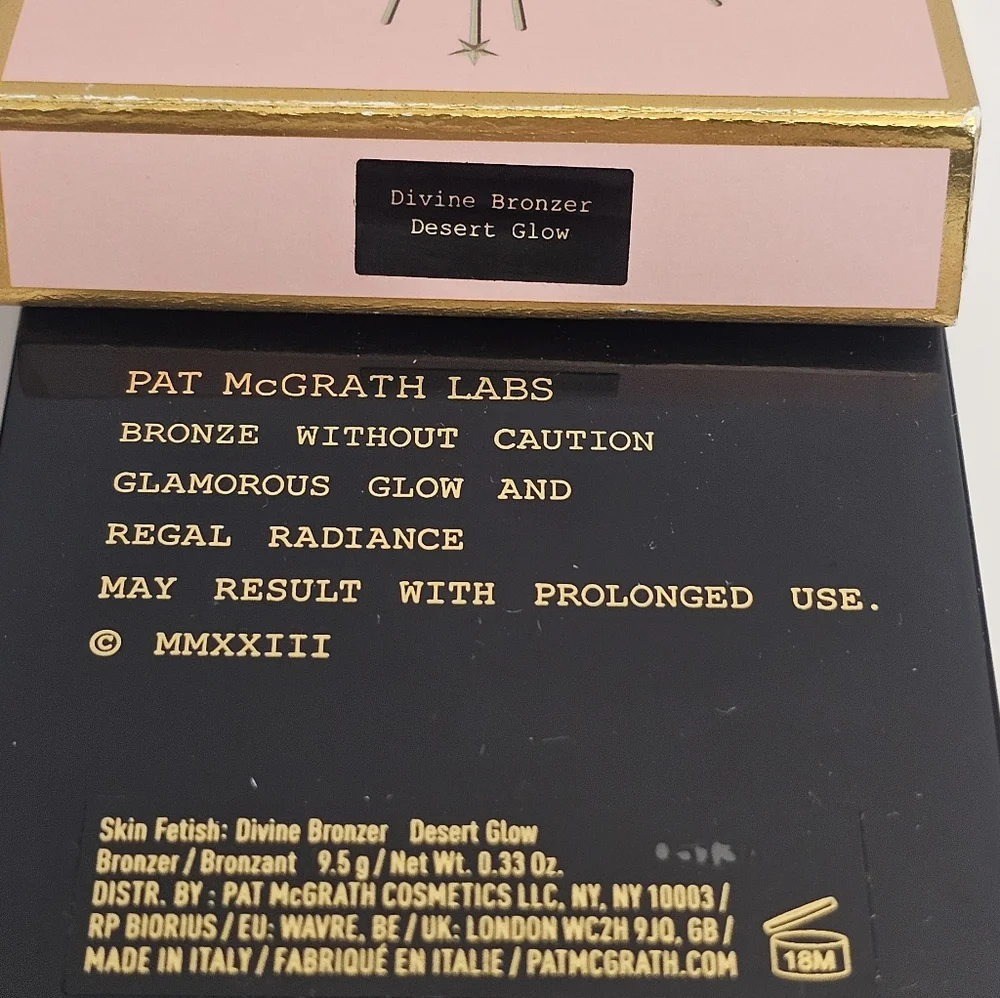 PAT McGRATH LABS Desert Glow Skin Fetish Divine Bronzer Makeup Beauty New In Box